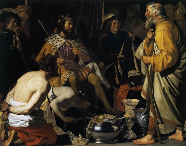 Solon and Croesus by Gerrit van Honthorst